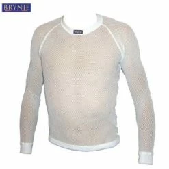 BRYNJE Sous Maillot Manches Longues Thermo Blanc