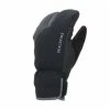 SEALSKINZ Moufles 3 Doigts Extreme Cold Noir / Gris -Promos Vtt Boutique sealskinz moufles 3 doigts extreme cold noir gris