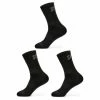 SPIUK Pack De 3 Paires De Chaussettes Anatomic Summer Noir