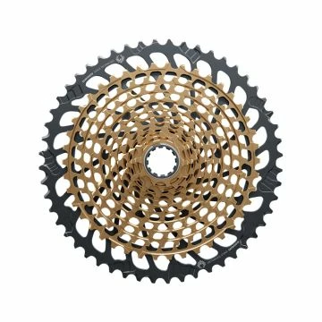 SRAM Cassette XX1 Eagle XG 1299 10-52 Gold 12 Vitesses 3 SRAM Cassette XX1 Eagle XG 1299 10-52 Gold 12 Vitesses